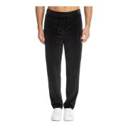 Elastische taille joggers met logo Emporio Armani EA7 , Gray , Heren