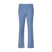 Sweatpants met Jacquard Patroon Lacoste , Blue , Dames