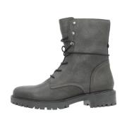 Stijlvolle Veterschoenen voor Dames Geox , Gray , Dames