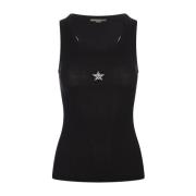 Zwarte Kristal Tank Top Stella McCartney , Black , Dames