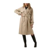 Beige Trench Coat Yasteronimo Stijl Y.a.s , Beige , Dames