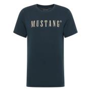 Austin Kortemouwshirt Mustang , Blue , Heren