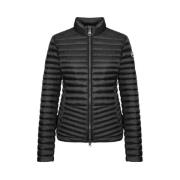 Glanzende donsjas met diagonaal stiksel Colmar , Black , Dames