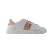 Pre-owned Cotton sneakers Versace Pre-owned , White , Dames