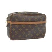 Pre-owned Canvas louis-vuitton-bags Louis Vuitton Vintage , Brown , Da...