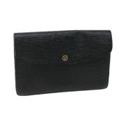 Pre-owned Leather louis-vuitton-bags Louis Vuitton Vintage , Black , D...