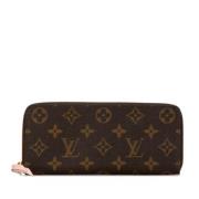 Pre-owned Canvas wallets Louis Vuitton Vintage , Brown , Dames