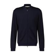 Wollen Blouson Jas Maurizio Baldassari , Blue , Heren