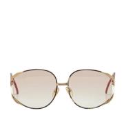 Pre-owned Plastic sunglasses Dior Vintage , Brown , Dames