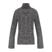 Gevlochten turtleneck Dolce & Gabbana , Gray , Heren