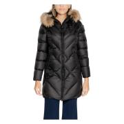 Zwarte Hooded Ritsjas voor Vrouwen Blauer , Black , Dames