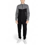 Kleurrijke Heren Tracksuit met Rits Emporio Armani EA7 , Black , Heren