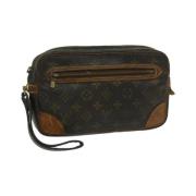 Pre-owned Canvas louis-vuitton-bags Louis Vuitton Vintage , Brown , Da...