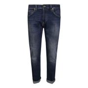 Iconische Blauwe Jeans Dondup , Blue , Heren