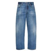 Blauwe Chino Fit Jeans VLogo Valentino Garavani , Blue , Heren