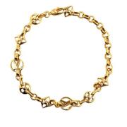 Pre-owned Metal bracelets Louis Vuitton Vintage , Yellow , Dames