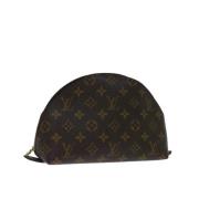 Pre-owned Canvas handbags Louis Vuitton Vintage , Brown , Dames