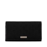 Pre-owned Canvas wallets Gucci Vintage , Black , Dames