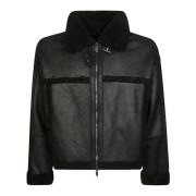 Stijlvolle Montone Overjas Salvatore Santoro , Black , Dames