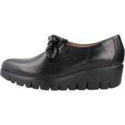 Platform Loafers Wonders , Black , Dames