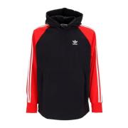 Zwarte Windbreaker Hoodie Jas Adidas , Black , Heren