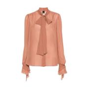 Elegante Blouse voor Vrouwen Pinko , Brown , Dames