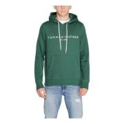 Groene Bedrukte Hoodie Mannen Herfst/Winter Tommy Hilfiger , Green , H...