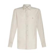 Beige Shirt Roma Logo Etro , Beige , Heren