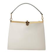 Witte Schoudertas met Metalen Sluiting Etro , White , Dames