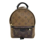 Pre-owned Canvas backpacks Louis Vuitton Vintage , Brown , Dames