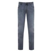 Stretch jeans met binnen details Jacob Cohën , Gray , Heren