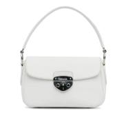 Pre-owned Leather prada-bags Prada Vintage , White , Dames