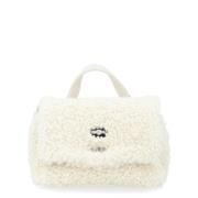 Witte Faux Fur Postina Dolly Baby Zanellato , White , Dames