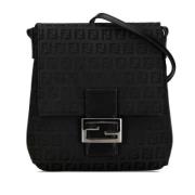 Pre-owned Canvas crossbody-bags Fendi Vintage , Black , Dames