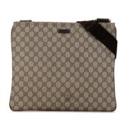 Pre-owned Fabric crossbody-bags Gucci Vintage , Beige , Dames