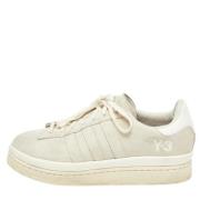 Pre-owned Suede sneakers Yohji Yamamoto Pre-owned , White , Heren