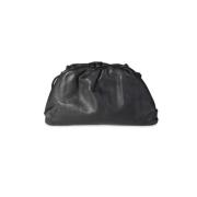 Pre-owned Leather clutches Bottega Veneta Vintage , Black , Dames