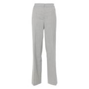 Melange Grijze Broek Twinset , Gray , Dames