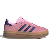 Bold Pink Blue Gazelle Sneakers Adidas , Pink , Dames