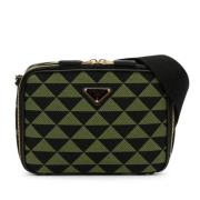 Pre-owned Canvas prada-bags Prada Vintage , Green , Dames