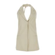 Open Rug Vest Calvin Klein , Beige , Dames