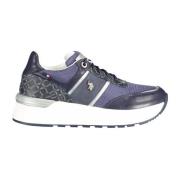 Blauwe Sport Sneakers met Contrasterende Details U.s. Polo Assn. , Blu...