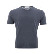 Elegant Grijs Katoenen T-shirt Gran Sasso , Gray , Heren