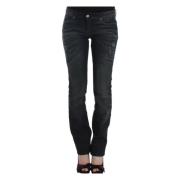 Chic Superskinny Denim Jeans Costume National , Blue , Dames