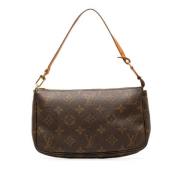 Pre-owned Canvas louis-vuitton-bags Louis Vuitton Vintage , Brown , Da...