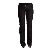 Chique Skinny Jeans in Zwart Denim Costume National , Black , Dames