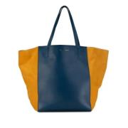 Pre-owned Leather totes Celine Vintage , Blue , Dames