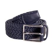 Elegante donkerblauwe stoffen riem Harmont & Blaine , Blue , Unisex