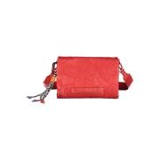 Stijlvolle Polyethyleen Handtas met Verstelbare Band Desigual , Red , ...