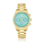 Turquoise Zonnestraal Chronograaf Horloge Sif Jakobs Jewellery , Yello...